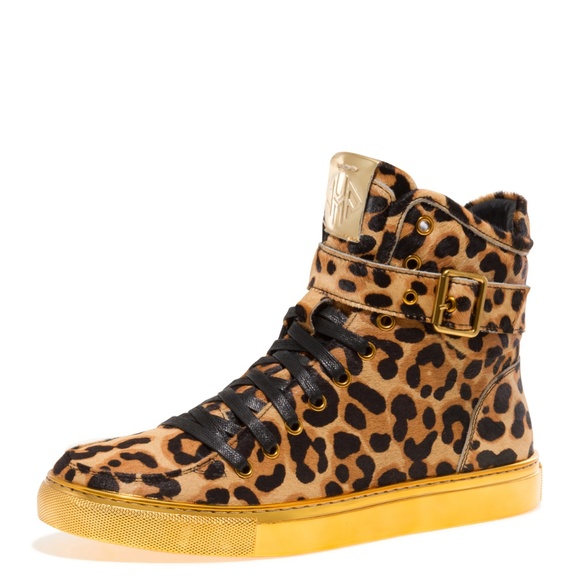 Jump NewYork Sullivan Tan Cheetah Print Sneaker